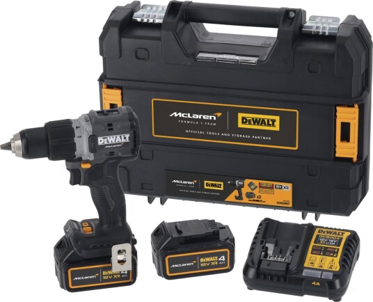 DeWalt Slagbormaskin DCD85MM2T 18v 2x4ah Batterier McLaren Edition