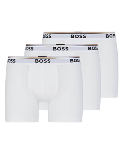 Hugo Boss 3-pack Boxer Trunks White XL 3 stk. Hugo Boss 3-pack Boxer Trunks White XL 3 stk.