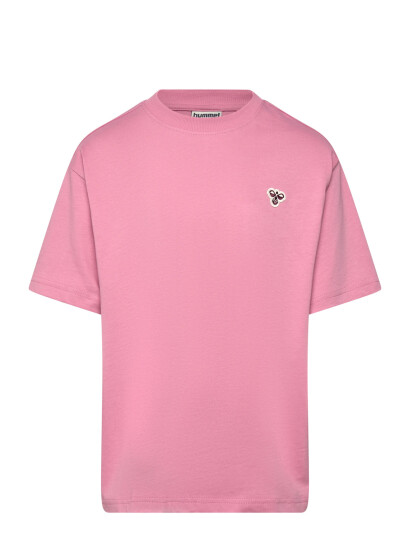 Hummel Hmljr Loose T Shirt S/S Bee Pink 134/140 Hummel Hmljr Loose T Shirt S/S Bee Pink 134/140