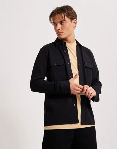 Selected Men Slhjackie Sweat Jacket Noos Overshirts Svart