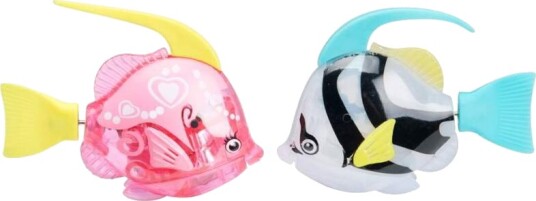 Little&Bigger Hot Summer Svømmende Robotfisk Rosa 2-Pk