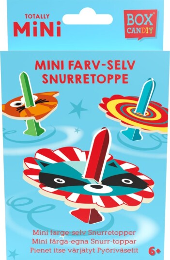 Box Candiy Fargelegg Selv Snurretopper Helt M