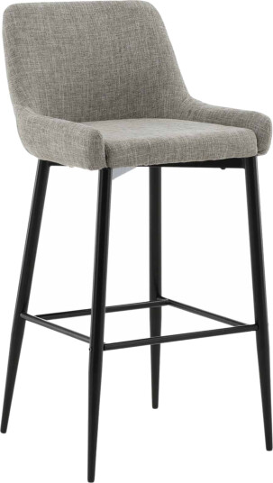 Venture Design Plaza barstol Beige/svart Textil/svart Beige