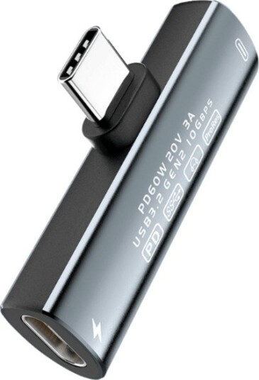 USB-C til USB-C-adapter – 60 W hurtiglading og 10 Gbps dataoverføring
