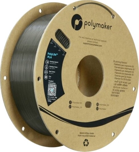Polymaker Polylite Pla 1 Kg 1.75 Mm Mørkegrå Grønn