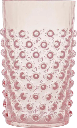 Anna Von Lipa Hobnail glass 20 cl Soft Rosa