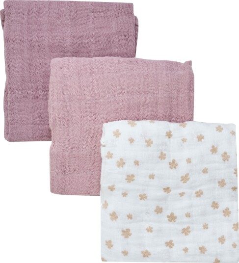 Pippi Quail Muslin Cloth 3-Pack