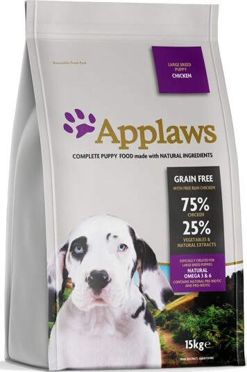 Applaws Tørrfôr Puppy Store Raser Kylling 2 X 15 kg Applaws Tørrfôr Puppy Store Raser Kylling 2 X 15 kg