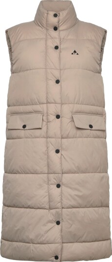 Whistler Amaretto W Long Puffer Vest Beige 42 Whistler Amaretto W Long Puffer Vest Beige 42