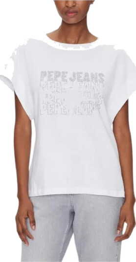 Pepe Jeans Dame Topper Hvit S, Pepe Jeans Dame Topper Hvit S,