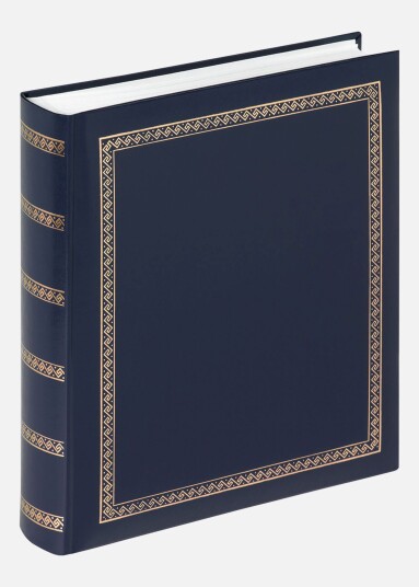 Walther Beautiful Album Blå - 26,2x30,8 Cm (100 Hvite Sider / 50 Ark)