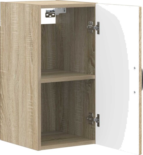 vidaXL Baderom veggskap HOORN Sonoma eik 30 x 31 x 59 cm