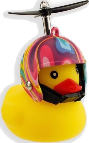 Winkee Bike Duck Flower Power