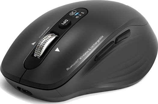 Port Connect Professional Business Mus Ladbar Optisk 6 Knapper Bluetooth Usb