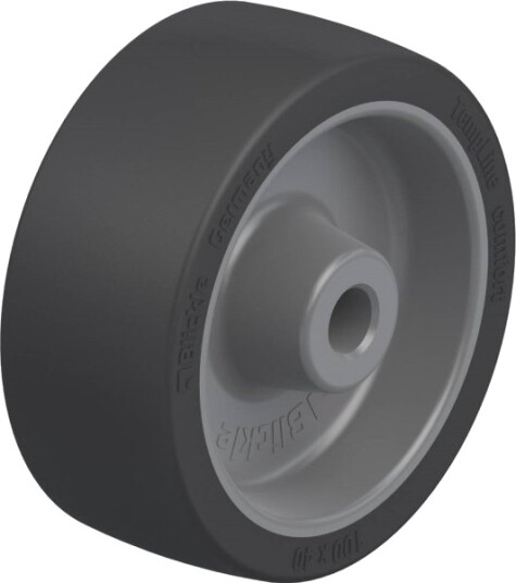 Blickle 755751 Posi 101/12G Plastdrivhjul, Hjuldiameter 100 Mm, Maks. 80 Kg, 1 Stk