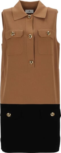 Elisabetta Franchi Dame Kjoler Brun L, Elisabetta Franchi Dame Kjoler Brun L,