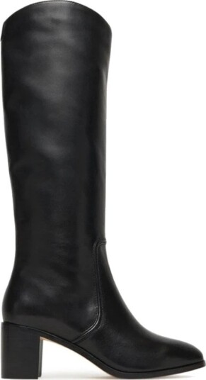 Lauren Ralph Lauren Charly Burnished Leather Tall Boot - Black - 38 Lauren Ralph Lauren Charly Burnished Leather Tall Boot - Black - 38