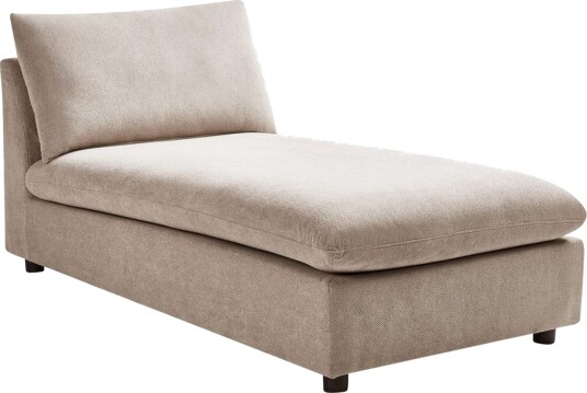Schäslong Beliani Vizille Beige Beige