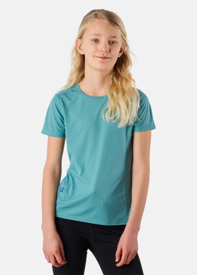 Swedemount Ultra Light Tee Girl Seaweed Green 140 T Shirts