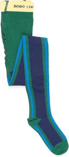 Bobo Choses Bobo Choses Color Block Tights GREEN 32/34 Bobo Choses Bobo Choses Color Block Tights GREEN 32/34