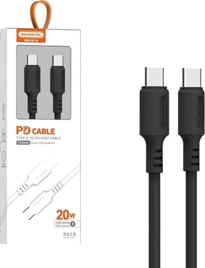 Vega Usb-C Usb-C Usb-Kabel 1,2 M Sort Vega Usb-C Usb-C Usb-Kabel 1,2 M Sort