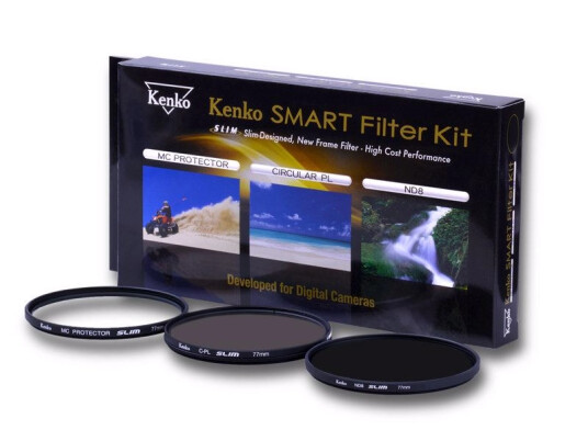 Kenko Smart Filter 3-Kit Protect*CPL/ND8 58mm Kenko Smart Filter 3-Kit Protect*CPL/ND8 58mm