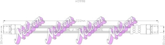 KAWE H3998 Bremseslange