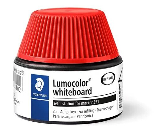 Staedtler Refill ink 4 pcs Whiteboard marker Red