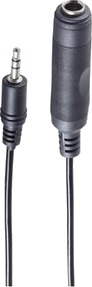 Shiverpeaks Bs30701 3.5Mm Hankjønn 6.35Mm Hunkjønn 0,2 M Svart