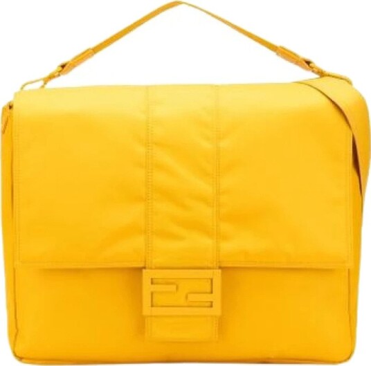 Fendi Vintage Dame Pre owned Gul ONE SIZE, Fendi Vintage Dame Pre owned Gul ONE SIZE,