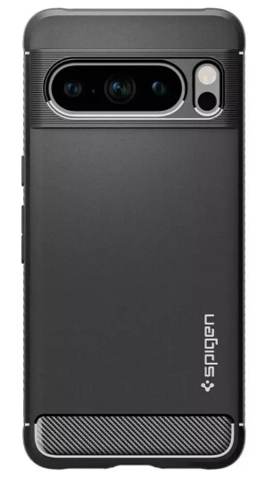 Spigen Rugged Armor Deksel for Google Pixel 8 Pro - Svart TPU Mobildeksel