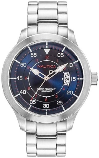Nautica Herreklokke NAPPLP906 Point Loma Blå/Stål Ø44 mm