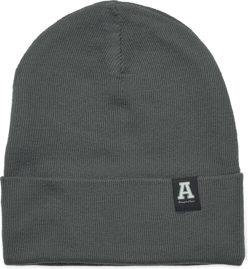 Lindex Beanie Basic Fold Up - Khaki green - 5-7