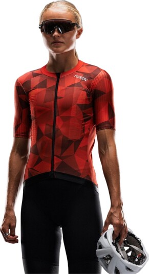 FUSION Tempo! TWO Sykkeltrøye Unisex Rød M