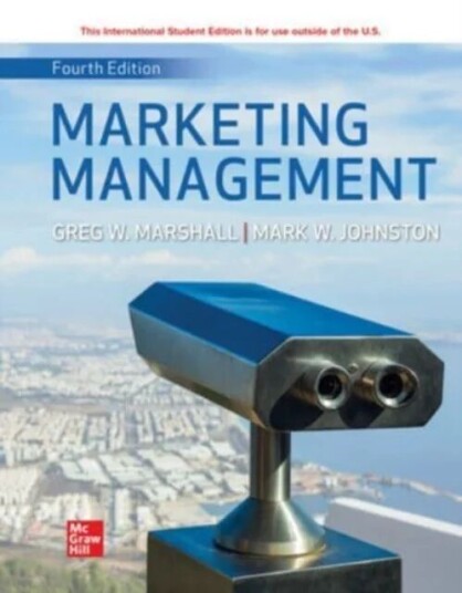 Marketing Management Ise Av Greg Marshall, Mark Johnston