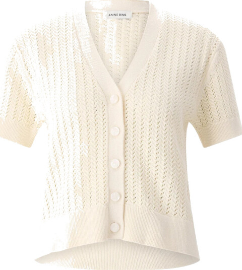 Anine Bing Herre Strikkevarer Beige S, Anine Bing Herre Strikkevarer Beige S,