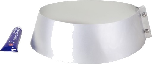 Metalbestos skorstein uØ 280mm krage for inndækning steel 280 mm