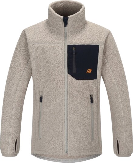 Skogstad Juniors' Leirbekk Pilefleece Jacket Opal Gray 12