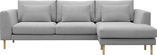 Florenz 3 seters Høyrevendt L formet Sjeselongsofa i Stoff Lys grå Florenz 3 seters Høyrevendt L formet Sjeselongsofa i Stoff Lys grå