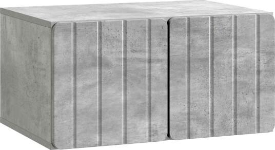  Vegghengt TV skap Betonggrå 59,5 x 41 x 30 cm Konstruert tre