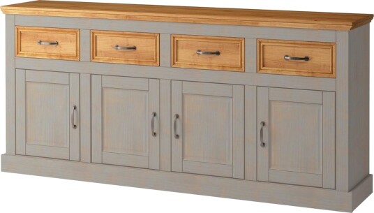 Skjenk Selma 190x38x87 Grå/Beis/Voks 190x38x87 Grå/Beis/Voks