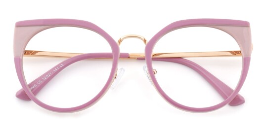 Eo Selection Damebriller Grigio fra eo Selection Rosa Acetate,Metall cateye Medium