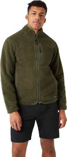 Björn Borg Men's Centre Pile Jacket Forest Night M Björn Borg Men's Centre Pile Jacket Forest Night M
