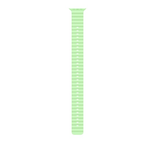 Apple 49/46 mm Neon Green Ocean Band Extension   Black Titanium Finish