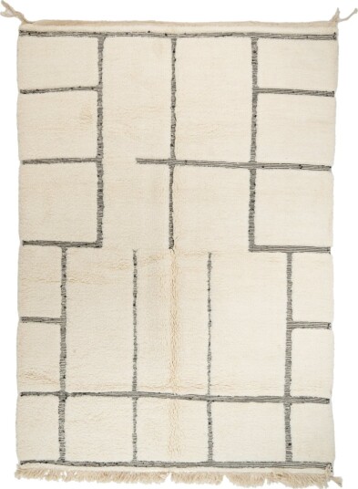 Kelim teppe Marokkansk Beni Ourain 200 x 295 cm Størrelse: 200 x 295 cm