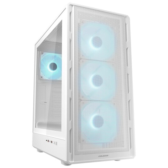 Cougar Airface Pure Pro Midi Tower Kabinett Hvit med ARGB Cougar Airface Pure Pro Midi Tower Kabinett Hvit med ARGB