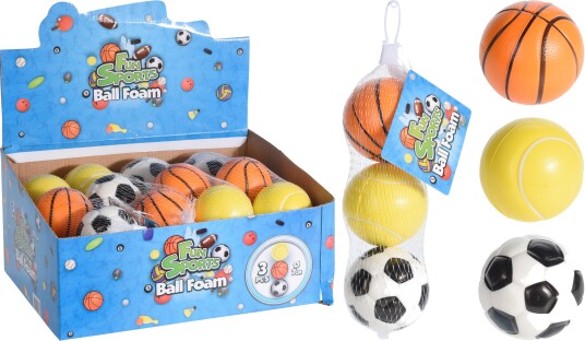 Skumballer Tennis/Fotball/Basket 7cm