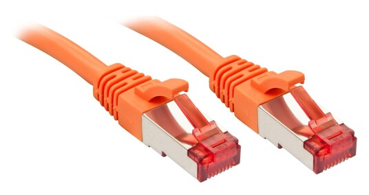 LINDY S/FTP PatchCord Cat6. CU. Orange. 7.5m Factory Sealed