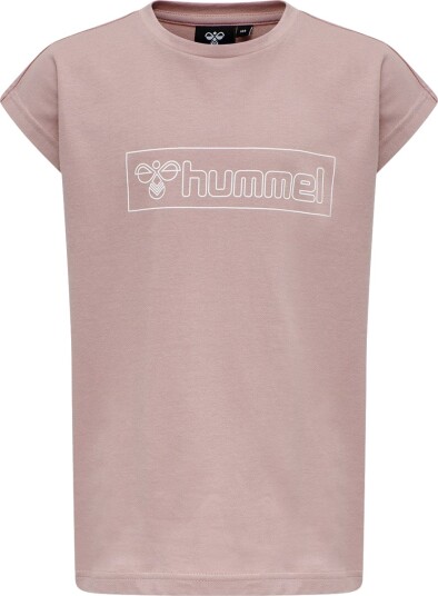 hummel Box T skjorte Barn Lyserosa 176