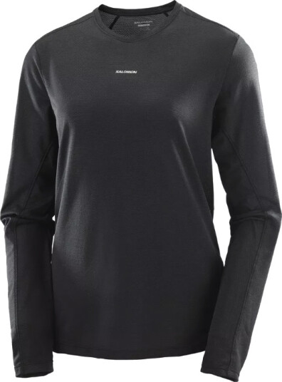 Salomon Shakeout Core Graphic Ls Tee W Deep Black/ 130
